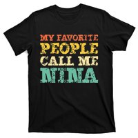 My Favorite People Call Me Nina Vintage T-Shirt