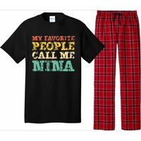 My Favorite People Call Me Nina Vintage Pajama Set