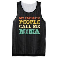 My Favorite People Call Me Nina Vintage Mesh Reversible Basketball Jersey Tank