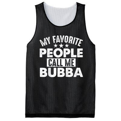 My Favorite People Call Me Bubba Mesh Reversible Basketball Jersey Tank