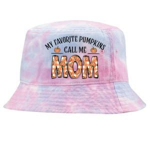 My Favorite Pumpkin Call Me Mom Tie-Dyed Bucket Hat