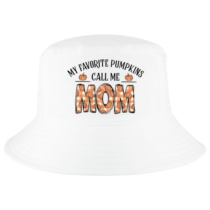 My Favorite Pumpkin Call Me Mom Cool Comfort Performance Bucket Hat