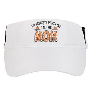 My Favorite Pumpkin Call Me Mom Adult Drive Performance Visor