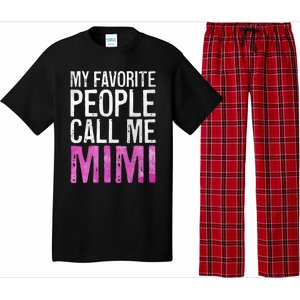 My Favorite People Call Me Mimi Pajama Set