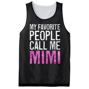 My Favorite People Call Me Mimi Mesh Reversible Basketball Jersey Tank