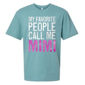 My Favorite People Call Me Mimi Sueded Cloud Jersey T-Shirt