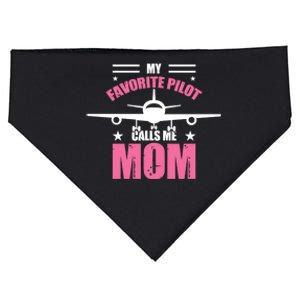 My Favorite Pilot Calls Me Mom Airbus 320 Gift USA-Made Doggie Bandana