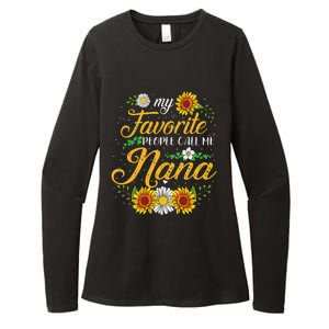 My Favorite People Call Me Nana Mother's Day Gifts Womens CVC Long Sleeve Shirt