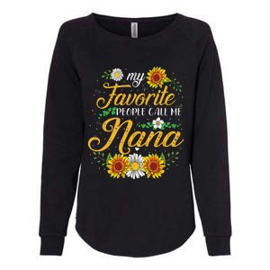 My Favorite People Call Me Nana Mother's Day Gifts Womens California Wash Sweatshirt