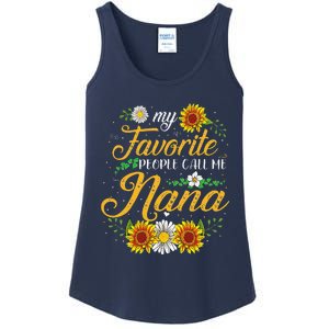 My Favorite People Call Me Nana Mother's Day Gifts Ladies Essential Tank