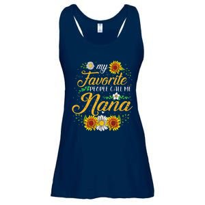 My Favorite People Call Me Nana Mother's Day Gifts Ladies Essential Flowy Tank