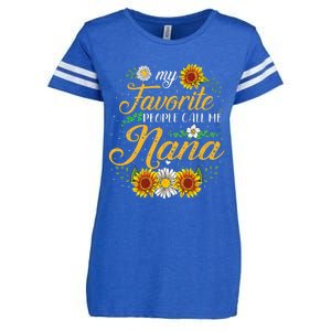 My Favorite People Call Me Nana Mother's Day Gifts Enza Ladies Jersey Football T-Shirt