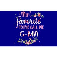 My Favorite People Call Me Ggiftma Flower Floral Decoration Gift Bumper Sticker