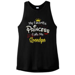 My Favorite Princess Calls Me Grandpa Ladies PosiCharge Tri-Blend Wicking Tank