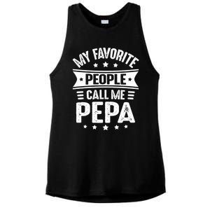 My Favorite People Call Me Pepa Ladies PosiCharge Tri-Blend Wicking Tank