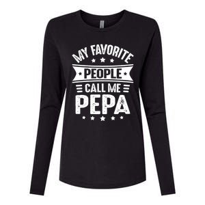 My Favorite People Call Me Pepa Womens Cotton Relaxed Long Sleeve T-Shirt