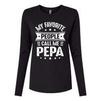 My Favorite People Call Me Pepa Womens Cotton Relaxed Long Sleeve T-Shirt