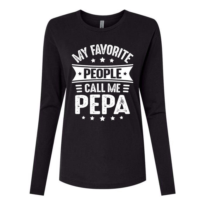 My Favorite People Call Me Pepa Womens Cotton Relaxed Long Sleeve T-Shirt