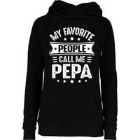 My Favorite People Call Me Pepa Womens Funnel Neck Pullover Hood