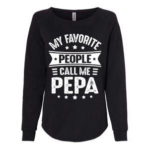 My Favorite People Call Me Pepa Womens California Wash Sweatshirt