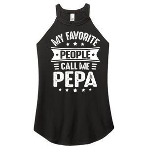 My Favorite People Call Me Pepa Women's Perfect Tri Rocker Tank