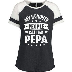 My Favorite People Call Me Pepa Enza Ladies Jersey Colorblock Tee