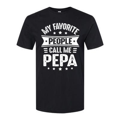 My Favorite People Call Me Pepa Softstyle® CVC T-Shirt