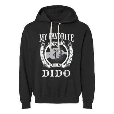 My Favorite People Call Me Dido Fist Bump Ukrainian Grandpa Garment-Dyed Fleece Hoodie