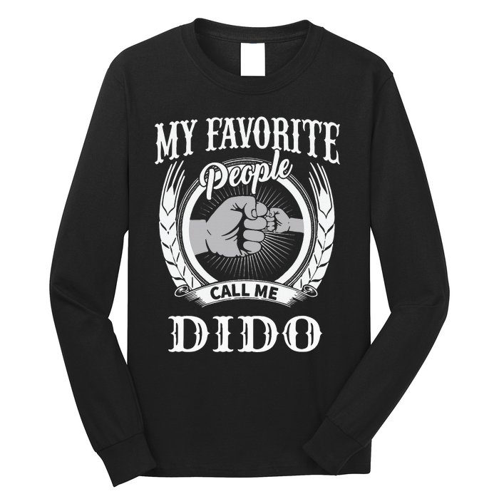 My Favorite People Call Me Dido Fist Bump Ukrainian Grandpa Long Sleeve Shirt