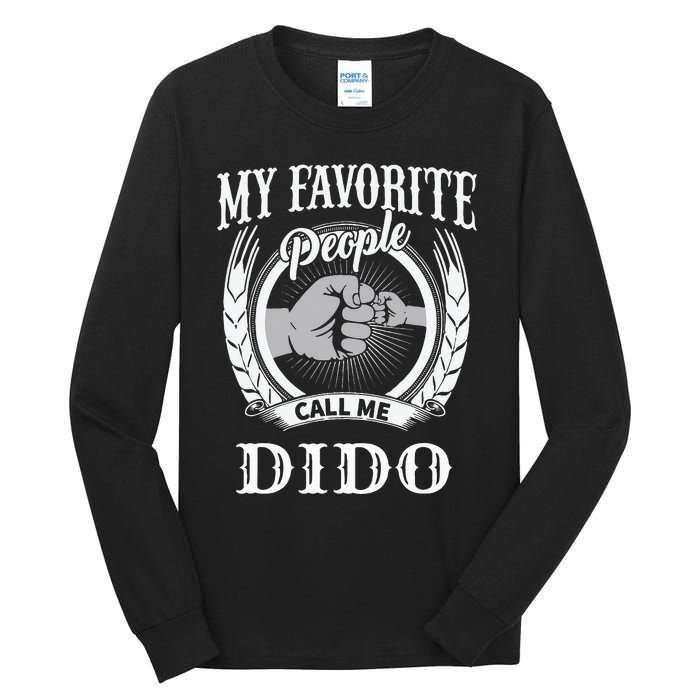 My Favorite People Call Me Dido Fist Bump Ukrainian Grandpa Tall Long Sleeve T-Shirt