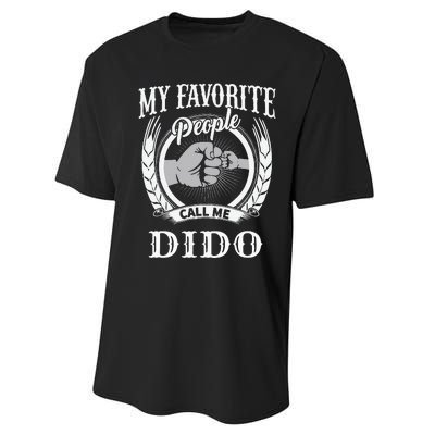 My Favorite People Call Me Dido Fist Bump Ukrainian Grandpa Performance Sprint T-Shirt