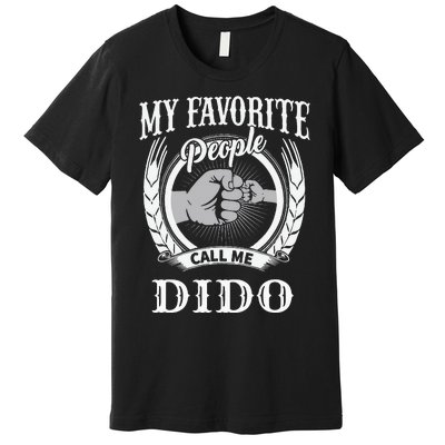 My Favorite People Call Me Dido Fist Bump Ukrainian Grandpa Premium T-Shirt