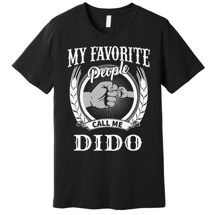 My Favorite People Call Me Dido Fist Bump Ukrainian Grandpa Premium T-Shirt