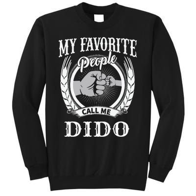 My Favorite People Call Me Dido Fist Bump Ukrainian Grandpa Tall Sweatshirt