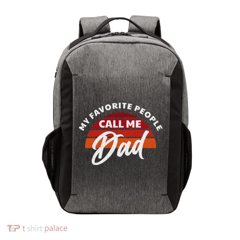 My Favorite People Call Me Dad Vector Backpack