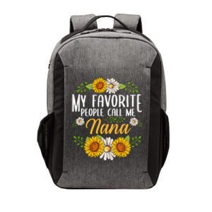 My Favorite People Call Me Nana Flower Mother Day Gift Vector Backpack