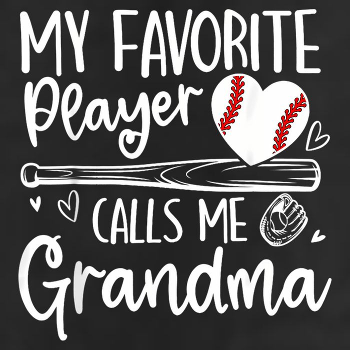 My Favorite Player Calls Me Grandma Baseball Heart Cool Comfort Performance Bucket Hat