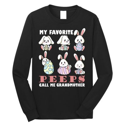 My Favorite Peeps Call Me Grandmother Long Sleeve Shirt