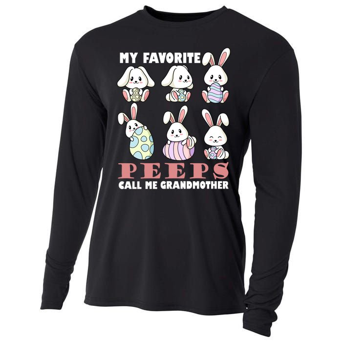 My Favorite Peeps Call Me Grandmother Cooling Performance Long Sleeve Crew