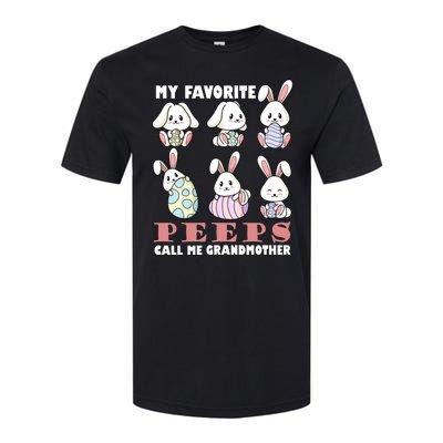 My Favorite Peeps Call Me Grandmother Softstyle® CVC T-Shirt