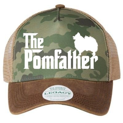 Mens Funny Pomeranian Father Dad The Pom Father Dog Lover TShirt Legacy Tie Dye Trucker Hat