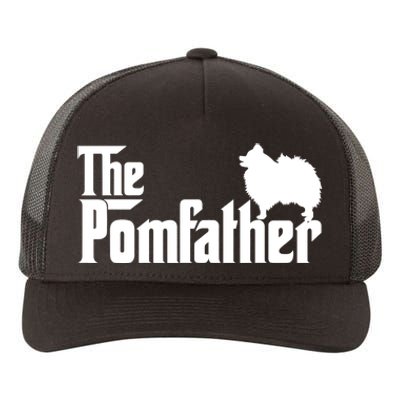 Mens Funny Pomeranian Father Dad The Pom Father Dog Lover TShirt Yupoong Adult 5-Panel Trucker Hat