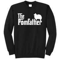 Mens Funny Pomeranian Father Dad The Pom Father Dog Lover TShirt Sweatshirt