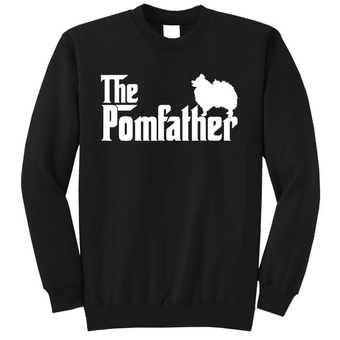 Mens Funny Pomeranian Father Dad The Pom Father Dog Lover TShirt Sweatshirt