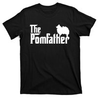 Mens Funny Pomeranian Father Dad The Pom Father Dog Lover TShirt T-Shirt