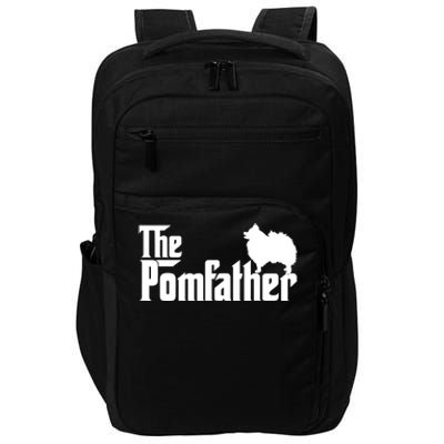 Mens Funny Pomeranian Father Dad The Pom Father Dog Lover TShirt Impact Tech Backpack