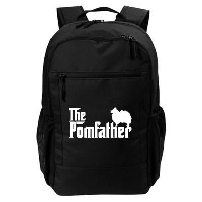 Mens Funny Pomeranian Father Dad The Pom Father Dog Lover TShirt Backpack