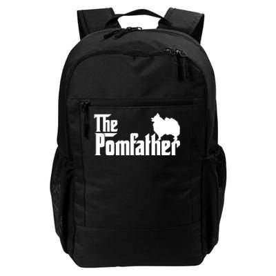 Mens Funny Pomeranian Father Dad The Pom Father Dog Lover TShirt Daily Commute Backpack