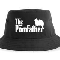 Mens Funny Pomeranian Father Dad The Pom Father Dog Lover TShirt Sustainable Bucket Hat