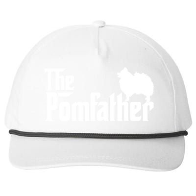 Mens Funny Pomeranian Father Dad The Pom Father Dog Lover TShirt Snapback Five-Panel Rope Hat